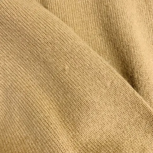 POLO by RALPH LAUREN Size XL Tan Wool Knit V-Neck Sweater